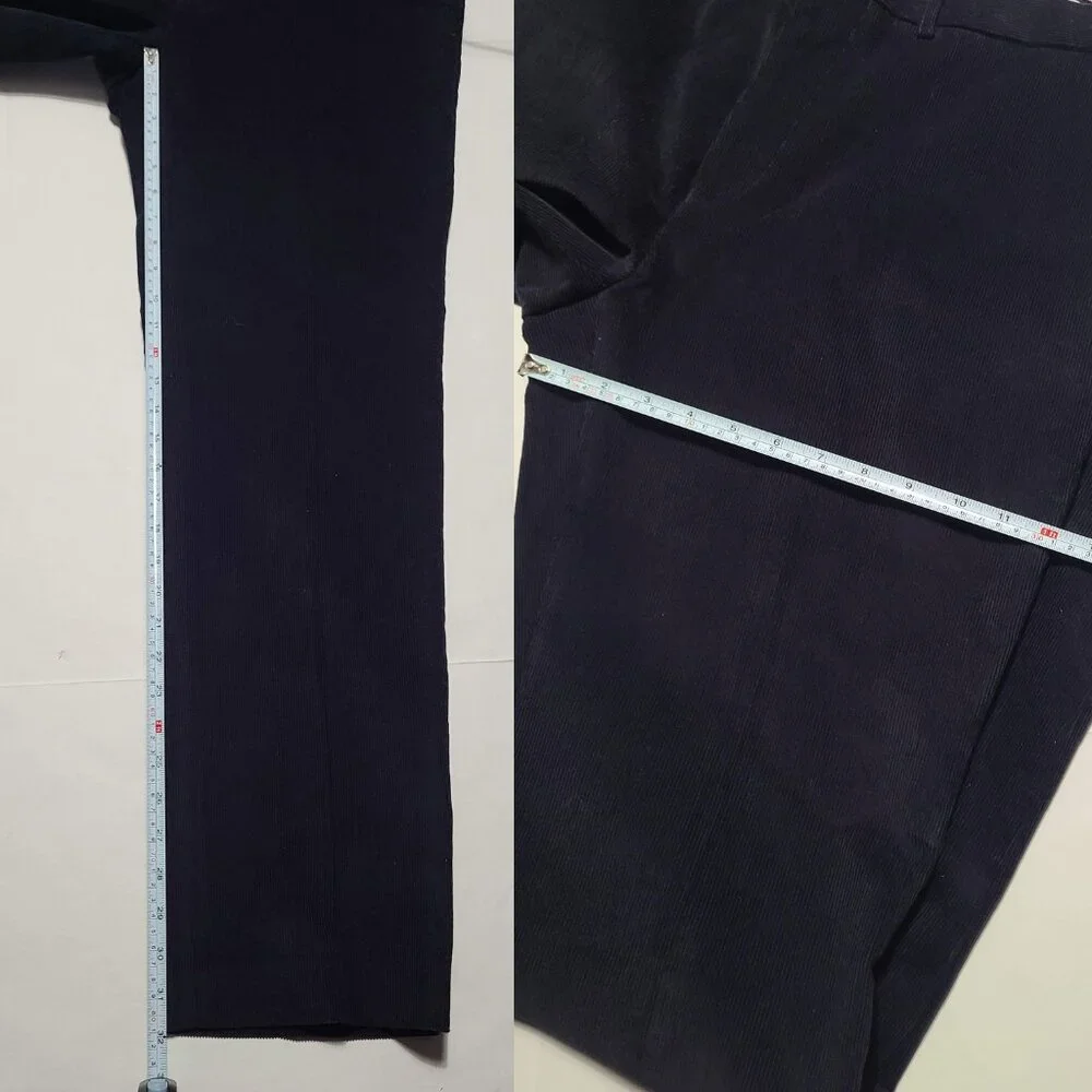 Lauren Ralph Lauren Fine Wale Corduroy Pants Mens 33W x 32L Navy